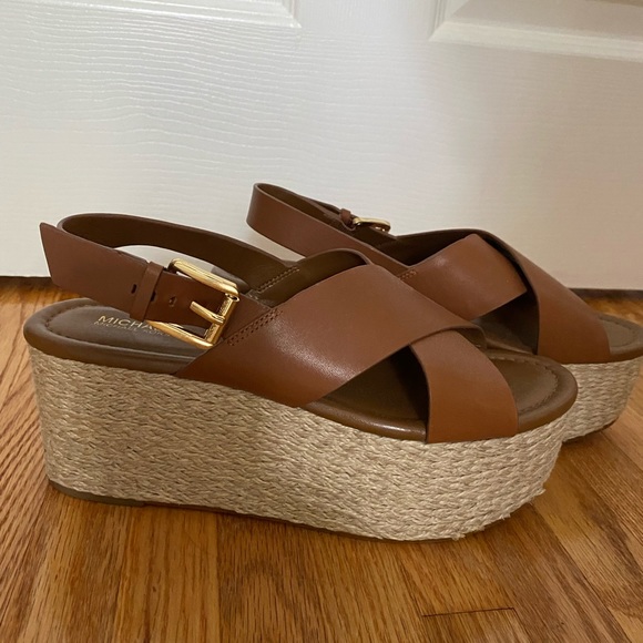 NWOT Michael Kors wedge sandals - Picture 3 of 3